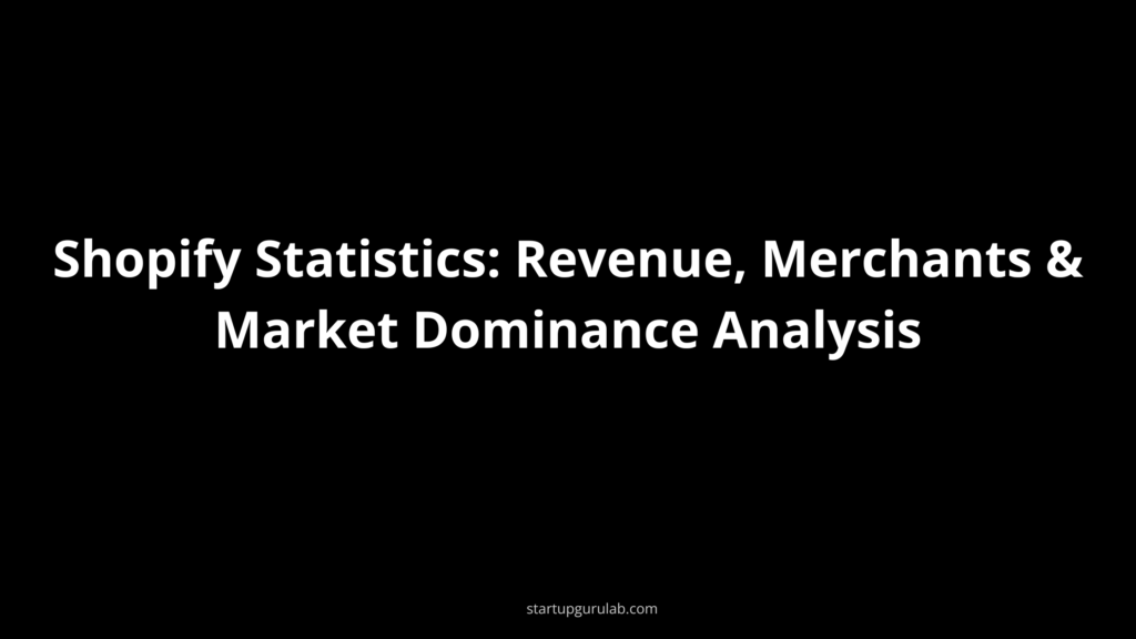 Shopify Statistics