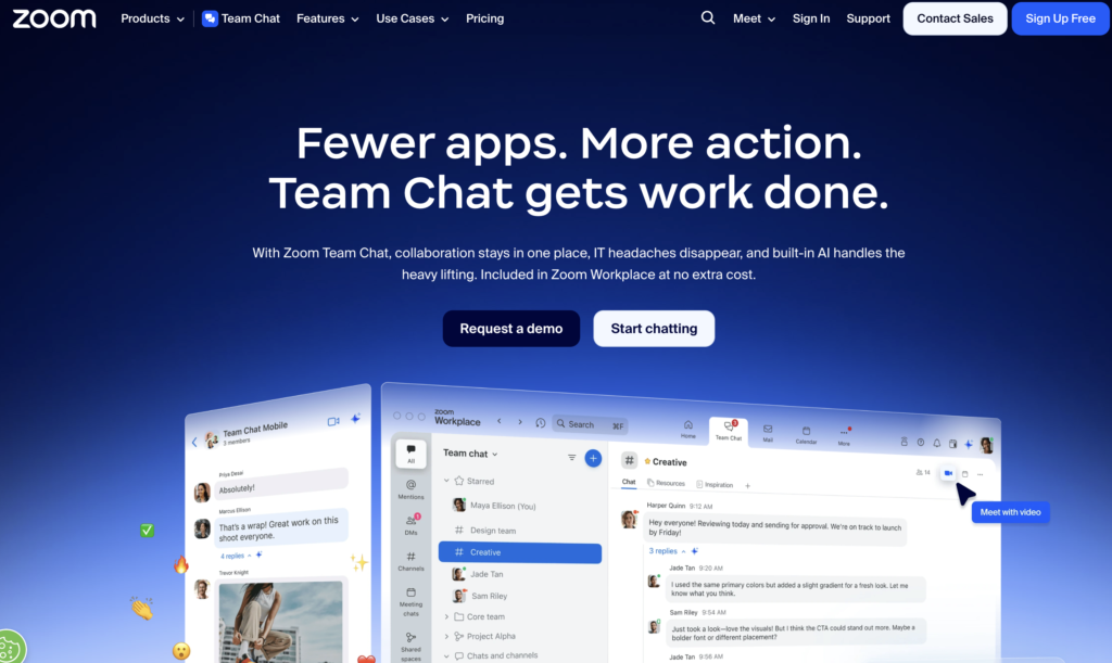 Zoom Team Chat